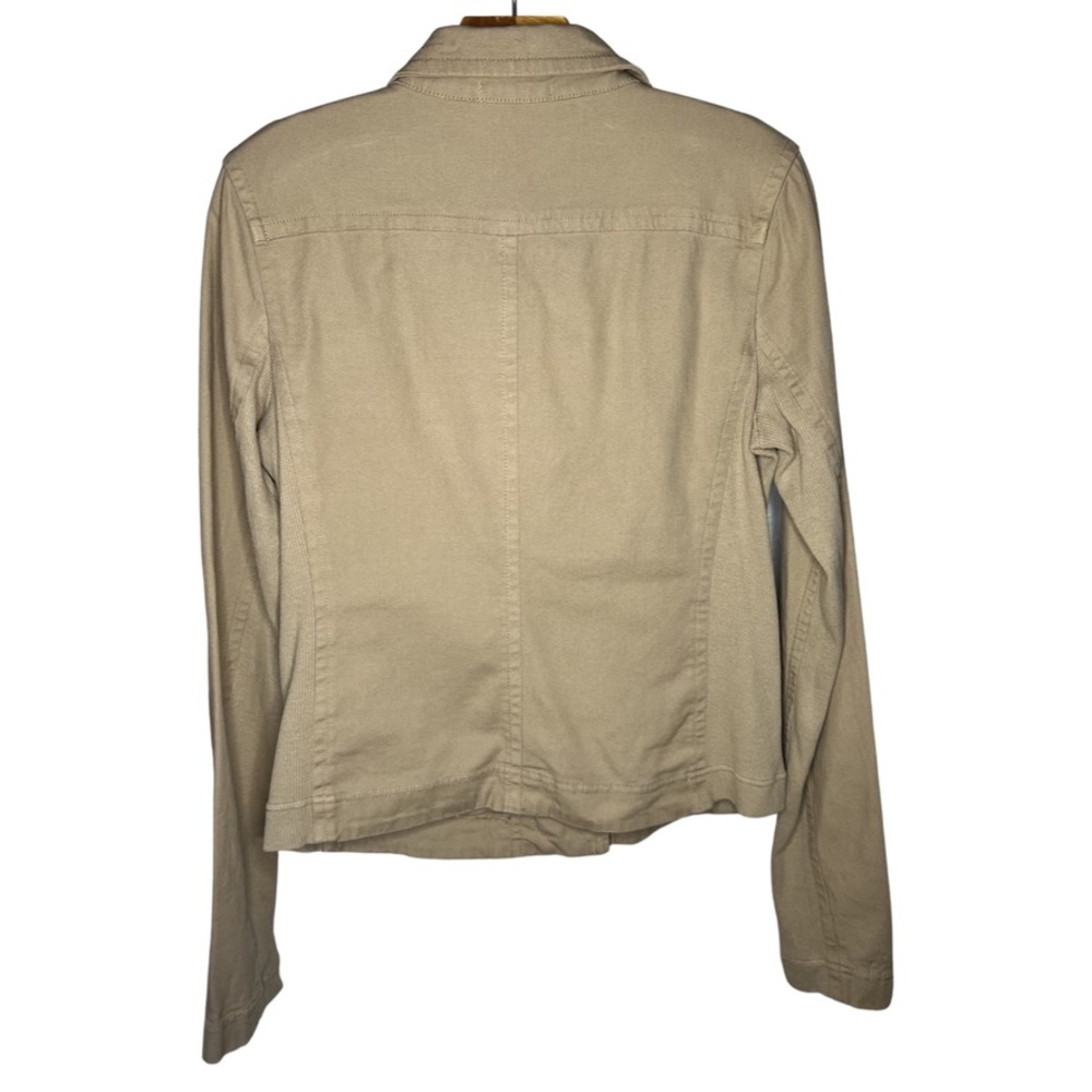 James Perse Asymmetric Panel Moto Jacket - 3 (L) - Picture 4 of 7